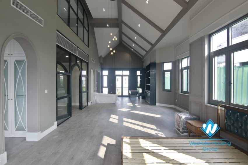 Brand new villa for rent in Vinhome Harmony.